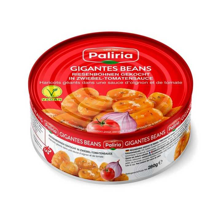 Paliria Haricots Geants Sauce D'Oignon Tomate 280Gx12