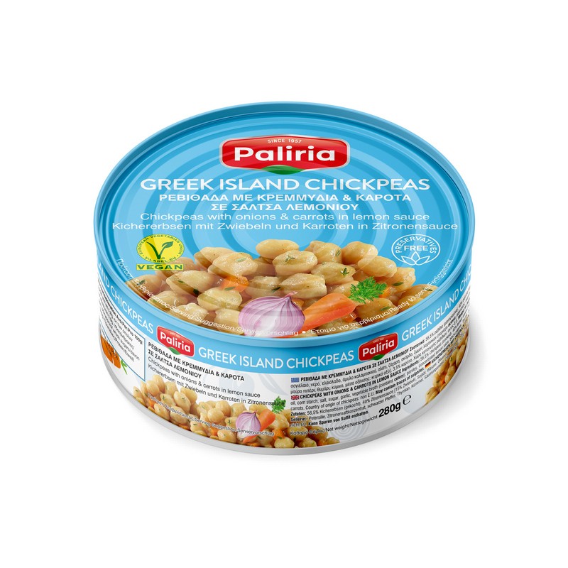 Paliria Pois Chiches Sauce Citron Oignon Carotte 280Gx24