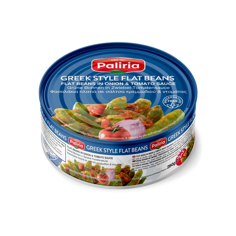 Paliria Haricot Plat Sauce Tomate Oignon 280Gx12