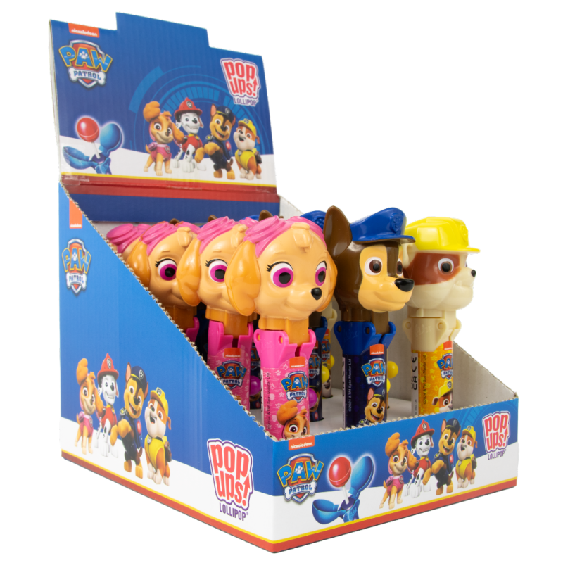Paw Patrol Pop Ups Lollipop 12X1 Paw Patrol Pop Ups Lollipop 12X1