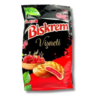 Biskrem Cerise Pochette160G 12X1 12