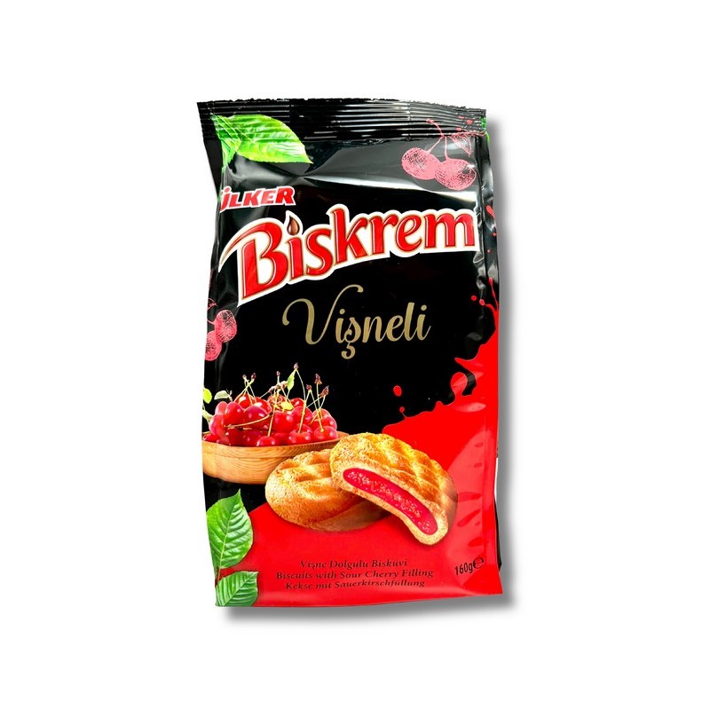 Biskrem Cerise Pochette160G 12X1 12