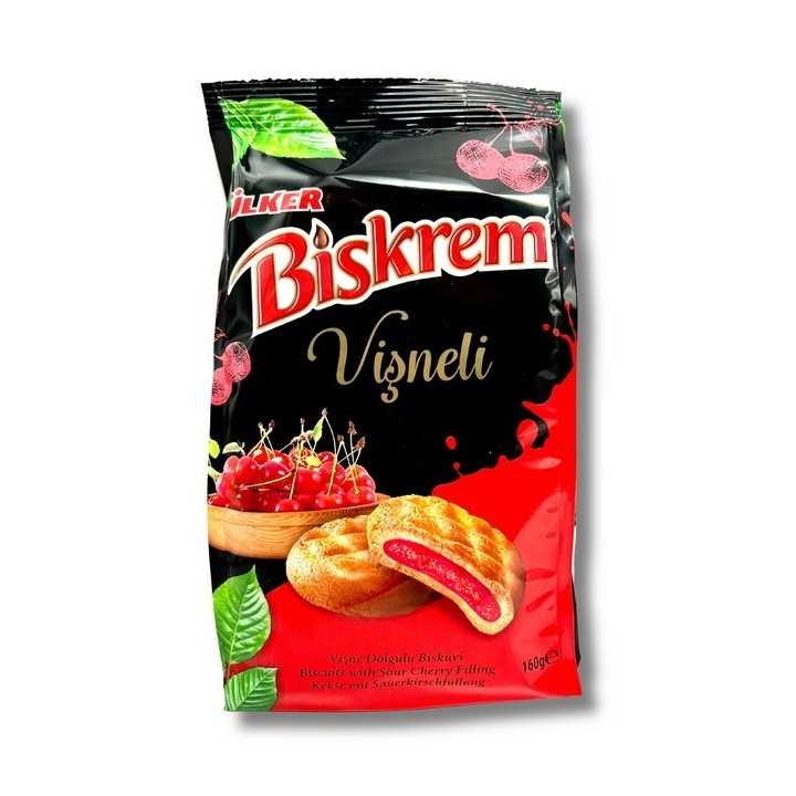 Biskrem Cerise Pochette160G 12X1 12