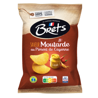 Chips Bretz Saveur Moutarde Au Pimet De Cayenne Lot De 10X125G