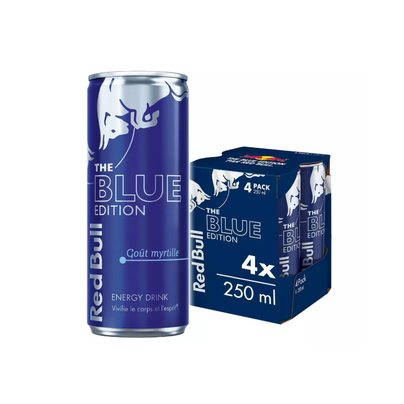 Red Bull Blue Mrytille Fr 24X250Ml 4Packs