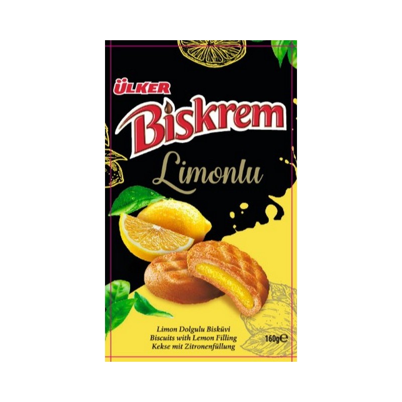 Biskrem Citron Pochette 160G 12X1 12