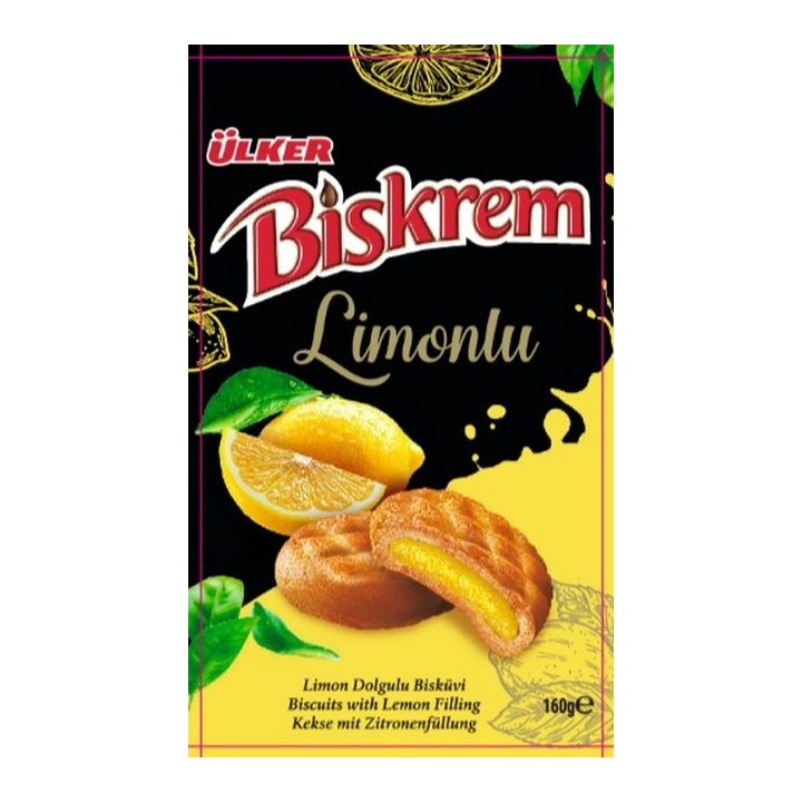 Biskrem Citron Pochette 160G 12X1 12