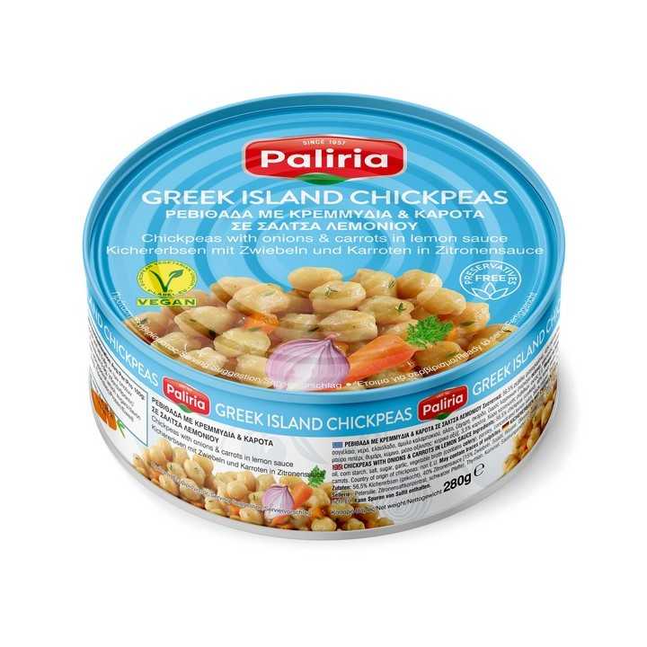 Paliria Pois Chiches Sauce Citron Oignon Carotte 280Gx12