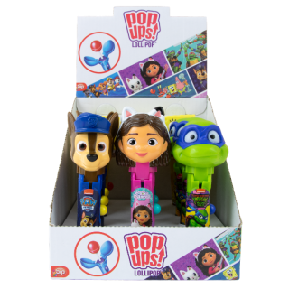 License Mix Pop Ups Lolipop6 Disp X 12 Pcs  Promotion !!!
