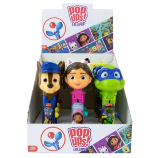 License Mix Pop Ups Lolipop6 Disp X 12 Pcs Promotion !!!
