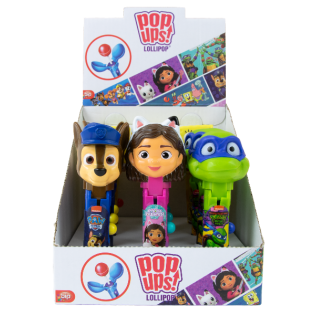 License Mix Pop Ups Lolipop6 Disp X 12 Pcs  Promotion !!!