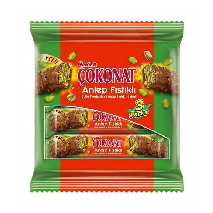 Cokonat Gaufrette Pistache 3X30Gx24