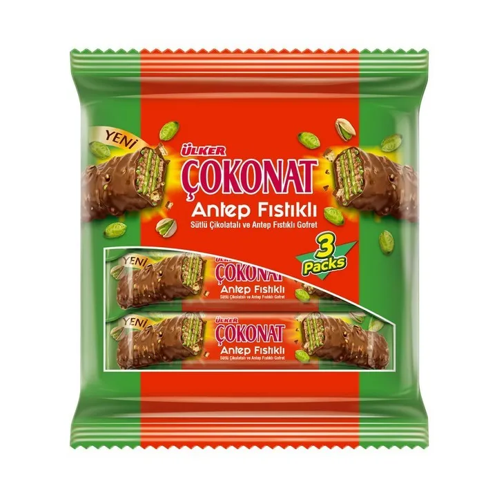 Cokonat Gaufrette Pistache 3X30Gx24