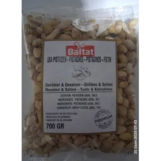 Baltat Pistaches Salees Usa 700Gx12