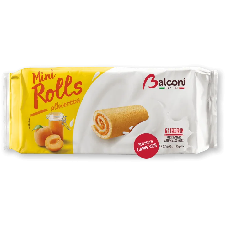 Balconi Minirolls Abricots 20X6(180G)