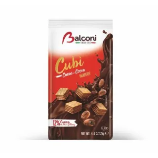 Balconi Wafers Cubi Cacao 18X125G