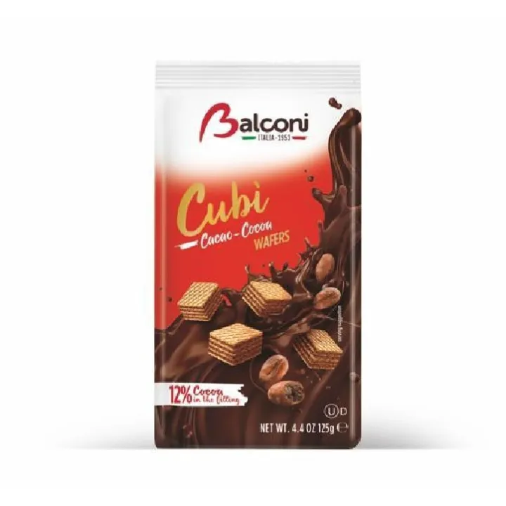 Balconi Wafers Cubi Cacao 18X125G