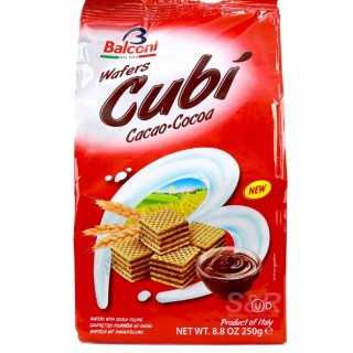 Balconi Wafers Cubi Cacao 10X 250G