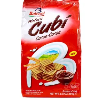 Balconi Wafers Cubi Cacao 10X 250G