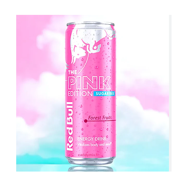Red Bull Pink Sugar  Free X 24