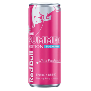 Red Bull Summer Edition White Peach Sugar Free X 24