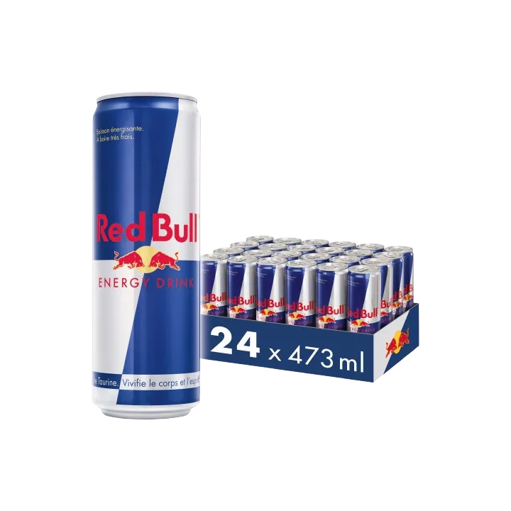 Boisson Energisante Red Bull Fr Can - 24X473Ml