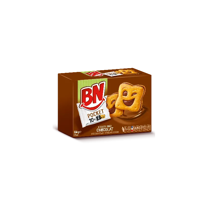 Bn Pocket Chocolat 356G (10X2)X12
