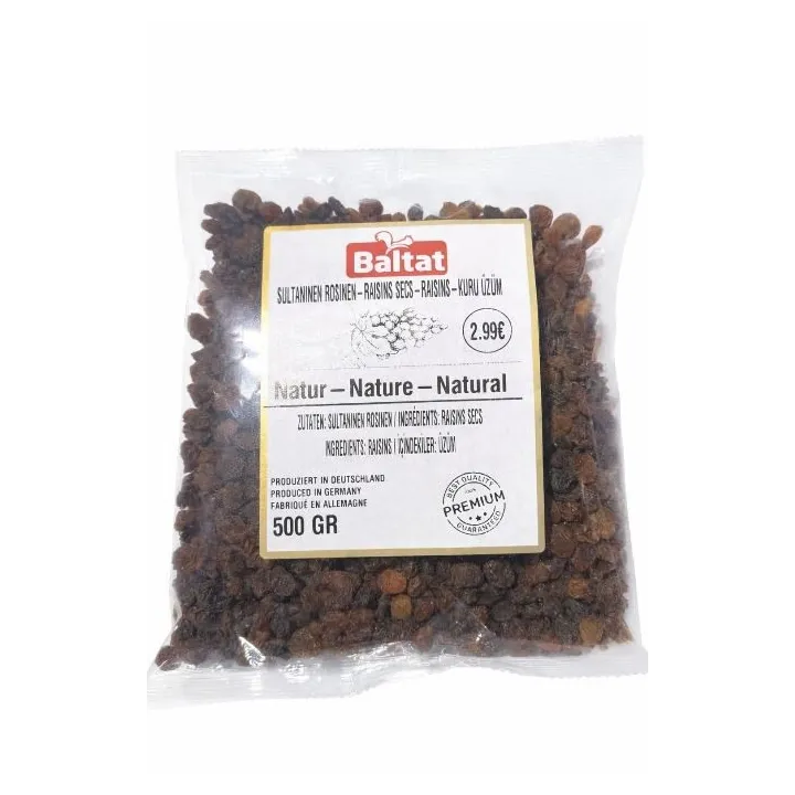 Baltat Raisins Jaunes 500Gx16