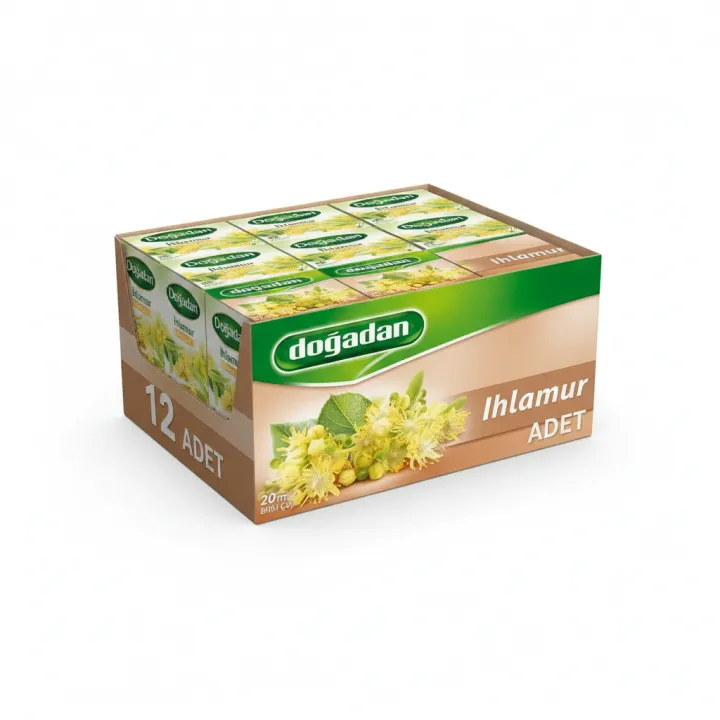 Infusion au Tilleul – Doğadan Ihlamur Bitki Çayı 12x20 | Tisane turque naturelle et relaxante