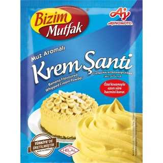 Bizim Mutfak Creme Chantilly Arome Banane 72G 15X2 30