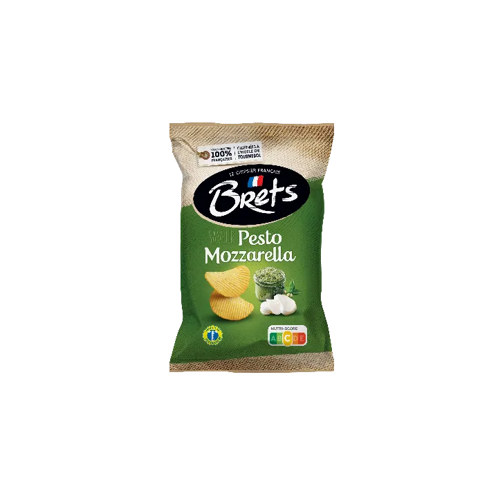 Brets Saveur Pesto Mozzarella 18 X 40G