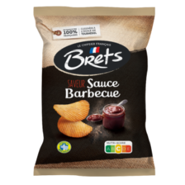 Chips Bretz Saveur Sauce Barbecue Lot De 10X125G