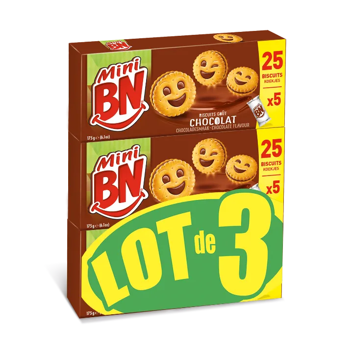 Bn Mini Chocolat Lot De 3X175Grx16
