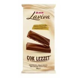 Laviva Cikolatali Gofret Tablet 100Gx36
