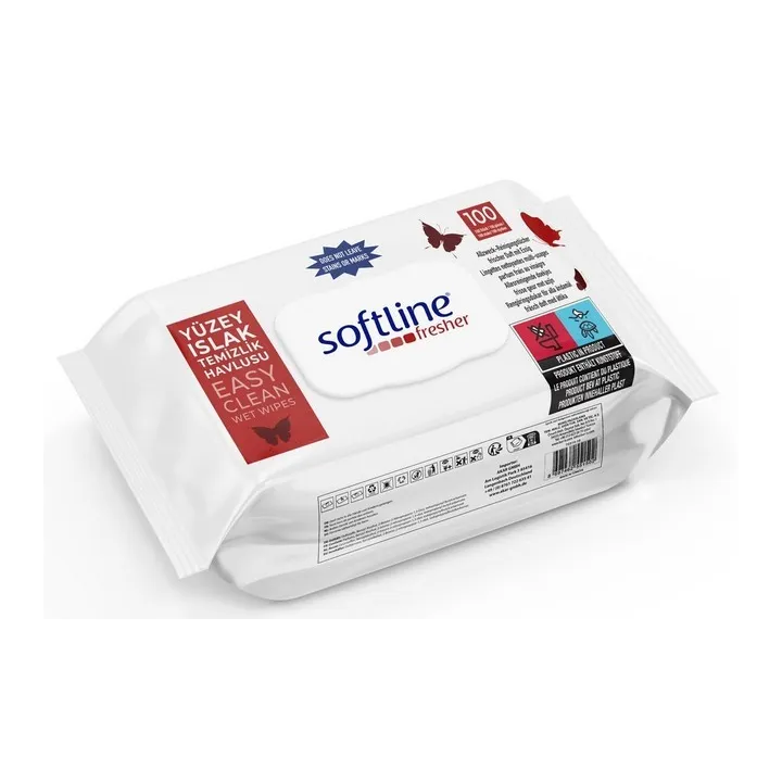 Softline Cicek Frahligi Temizlik Havlusu 100Lu 9X1 9