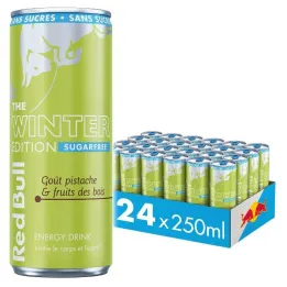 Red Bull 250Ml Winter Pistache Et Fruits Des Bois Sans Sucre X 24