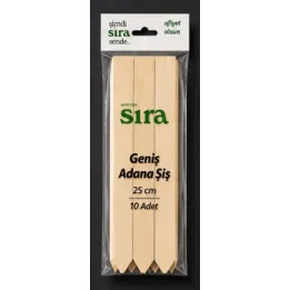 Sekeroglu Genis Ada Sis 25Cm 10Adet X75
