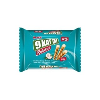 Rulokat Gofret Hindistan Cevizli 5 30Gx24