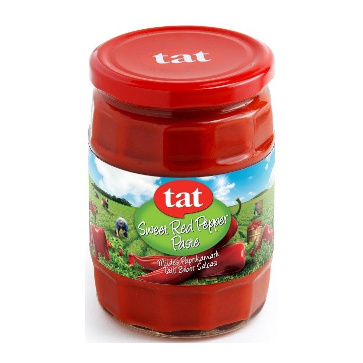 Tat Tatli Biber Salcasi 580Gr Cam Kavanoz 12X1