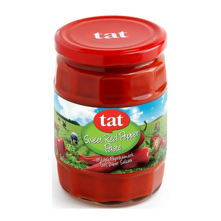 Tat Tatli Biber Salcasi 580Gr Cam Kavanoz 12X1