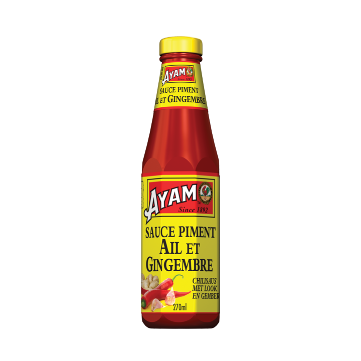Ayam Sauce Piment Ail Gingembre 270Mlx12 New Price