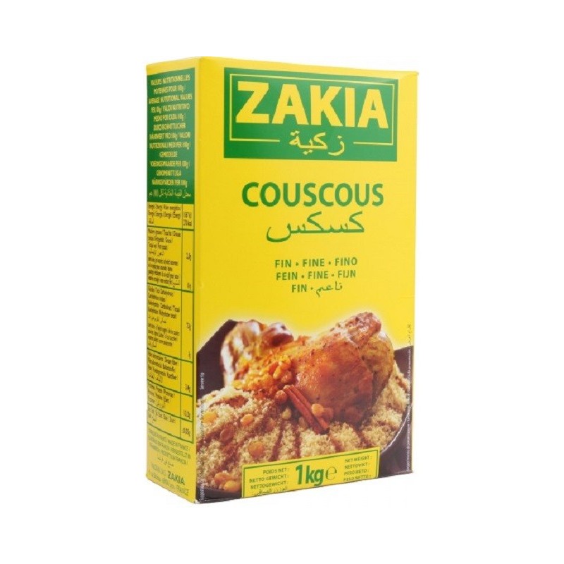 Zakia Couscous Fin 1Kgx6 Zakia Couscous Fin 1Kgx6