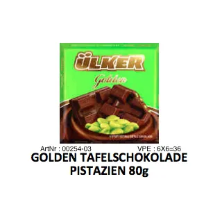 Ulker Tablette Aux Pistaches 65Gr (Fr) X36