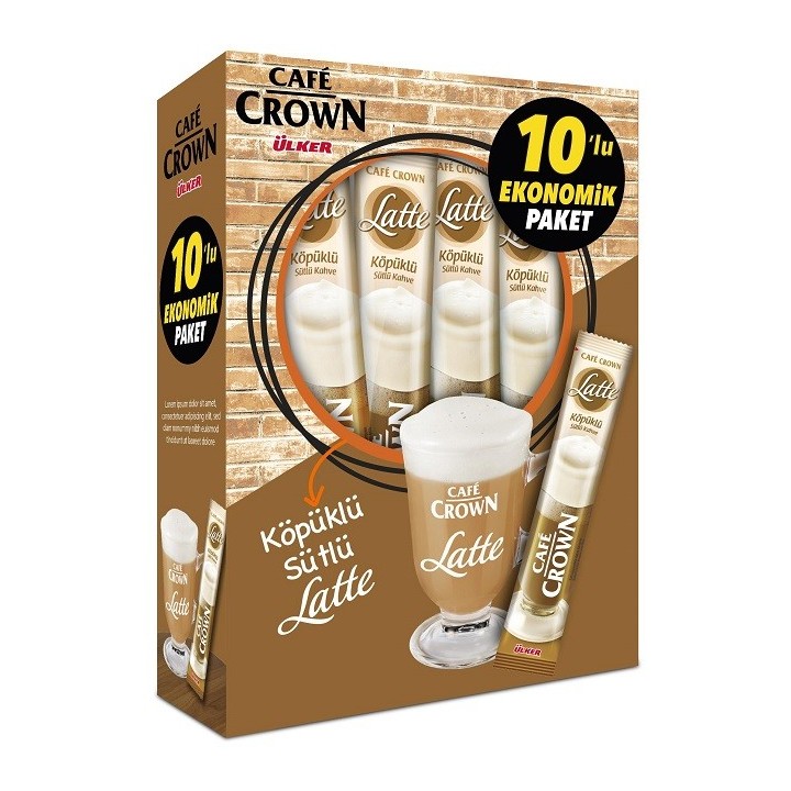 Cafe Crown Latte 10X17Grx24