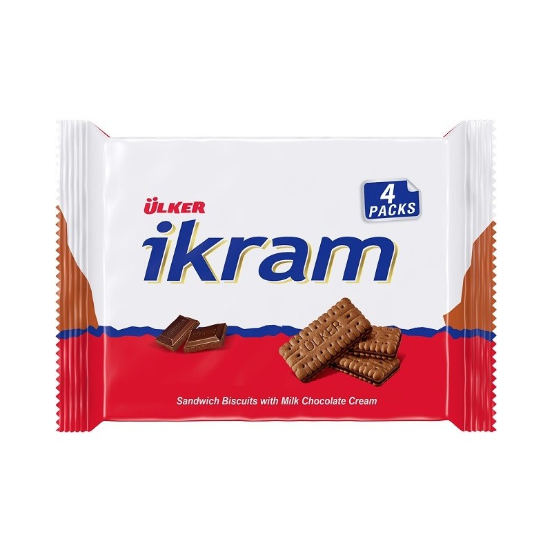 Ikram Cikolata Kremali Biskuvi 4 84G 12X1 12 Ikram Cikolata Kremali Biskuvi 4 84G 12X1 12