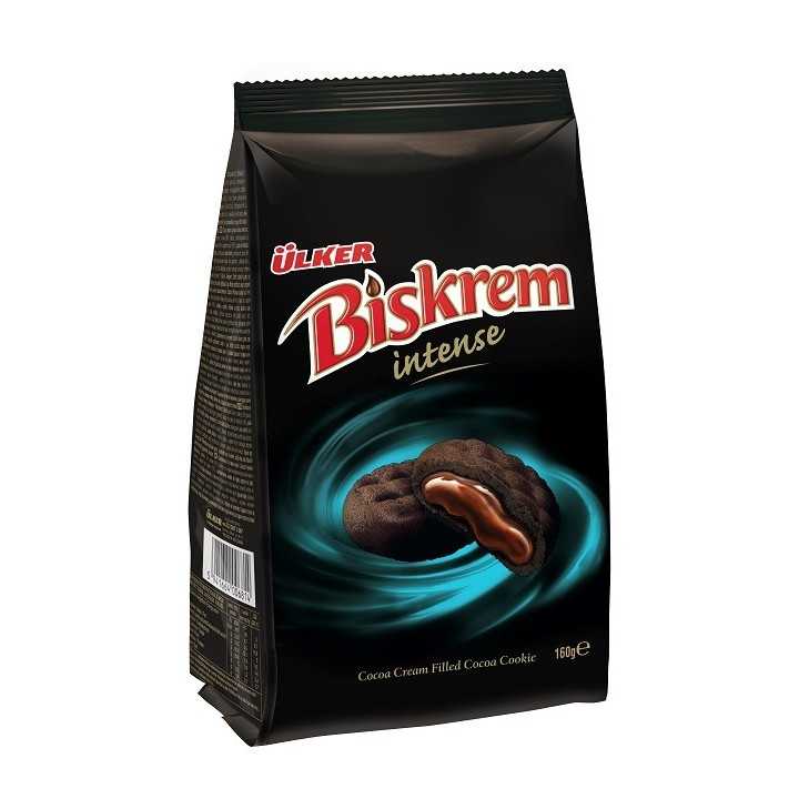 Biskrem Intense Kakao Kremali Biskuvi Poset 160G X12