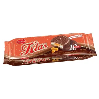 Karsa Klas Karamel Dolgulu 10Lu 220Gx18 Stock33