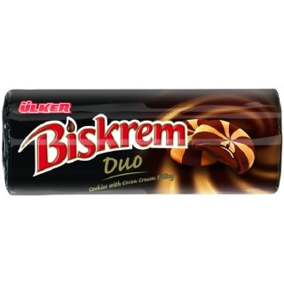 Biskrem Duo Biskuvi Schoko 130G X24