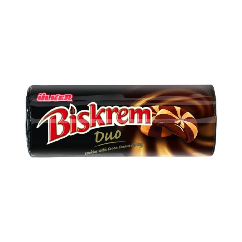 Biskrem Duo Biskuvi Schoko 130G X24