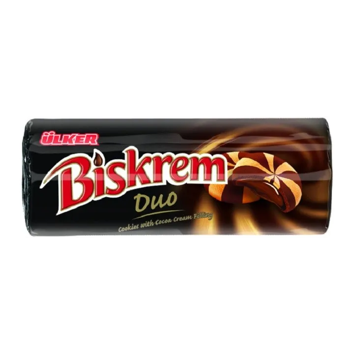Biskrem Duo Biskuvi Schoko 130G X24